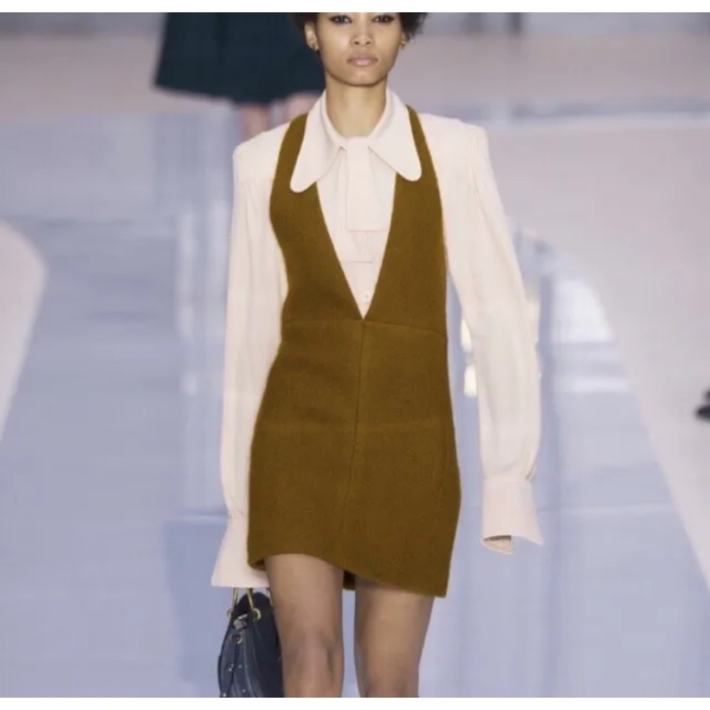 Chloe wool bouclé dress